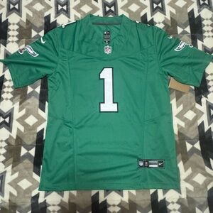 Jalen Hurts Philadelphia Eagles Stitched Kelly Green Jersey